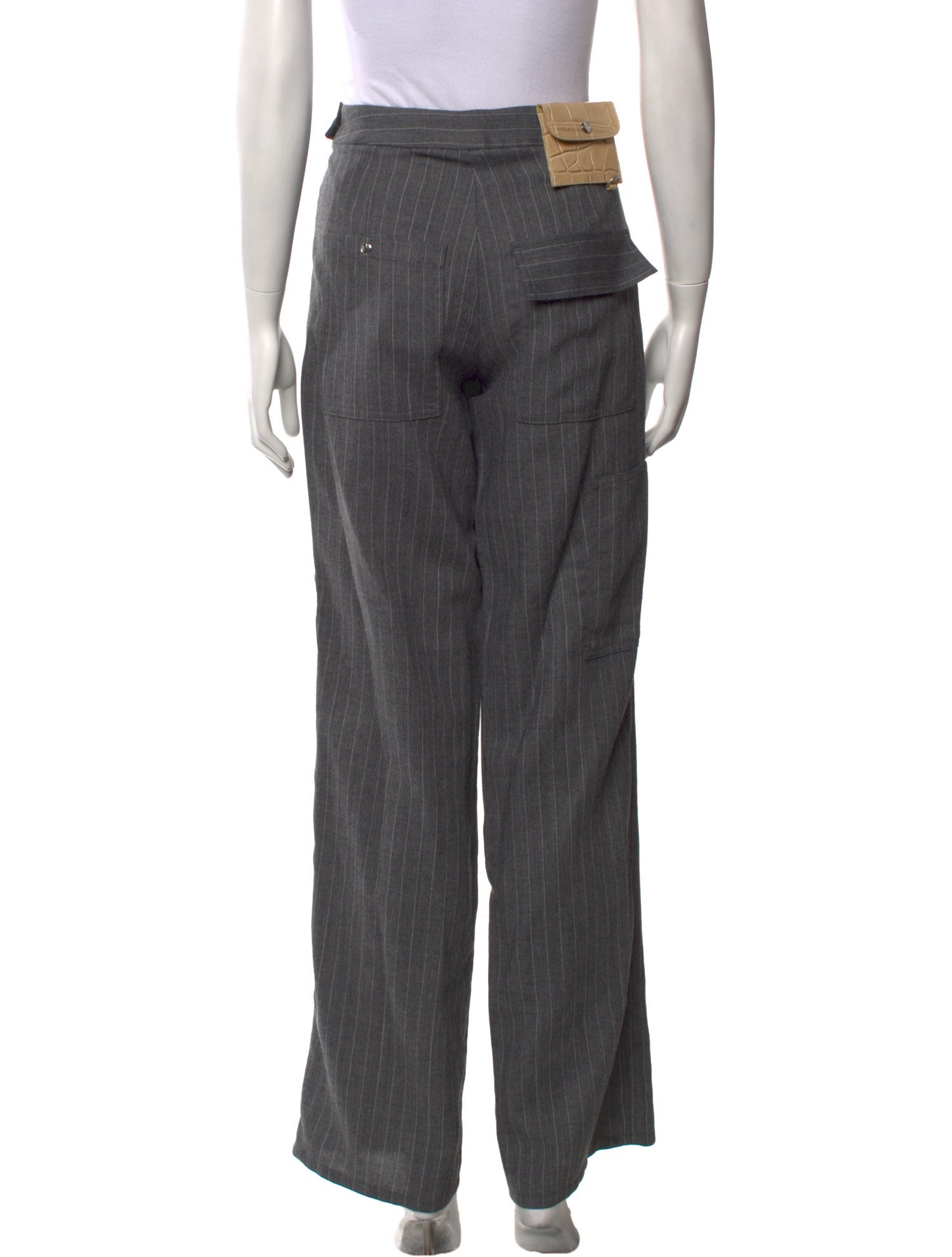Saks Potts Virgin Wool Wide Leg Pants